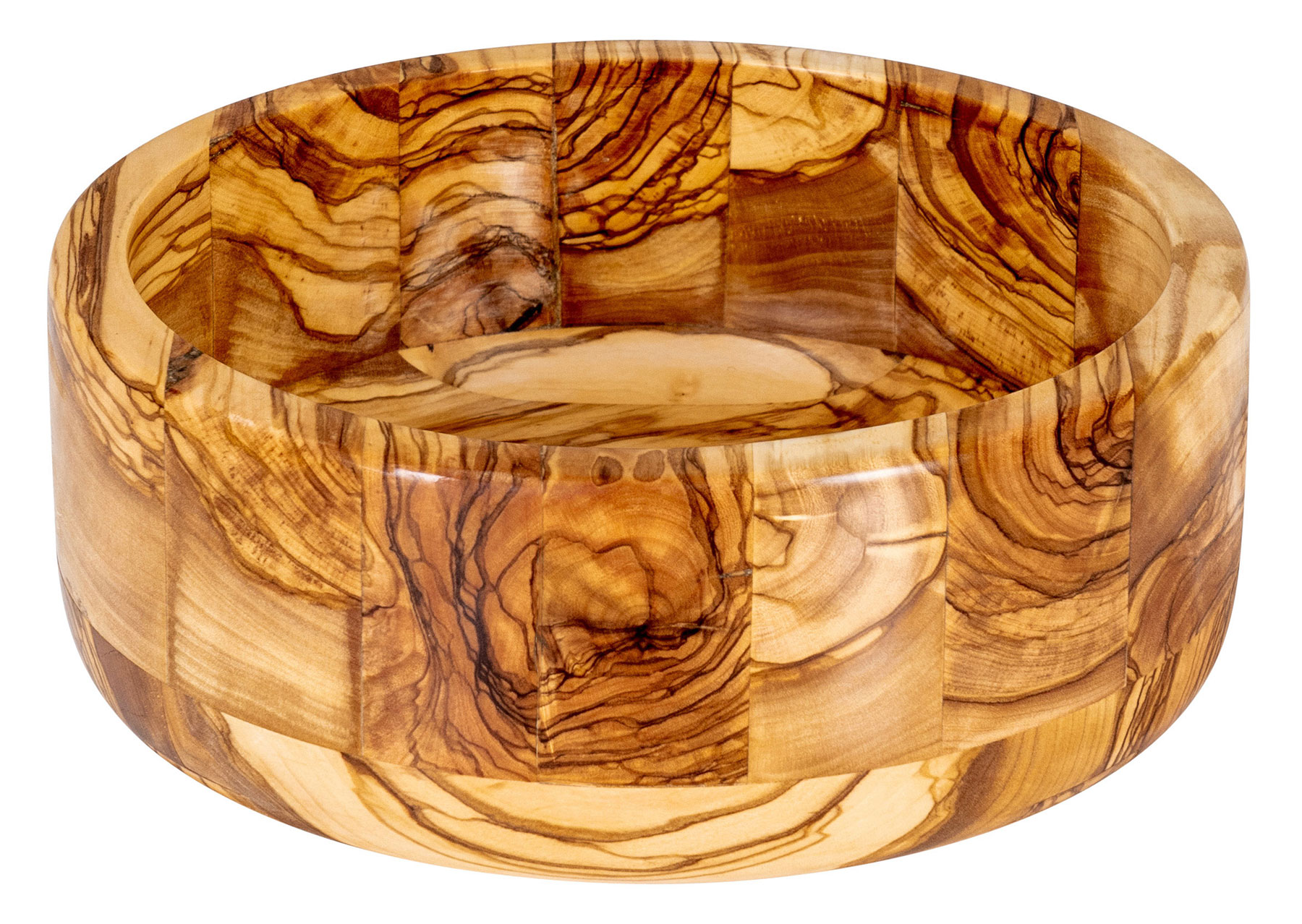 Schüssel Schale Holz Olivenholz Holzschale Salatschüssel Natur Tischdeko