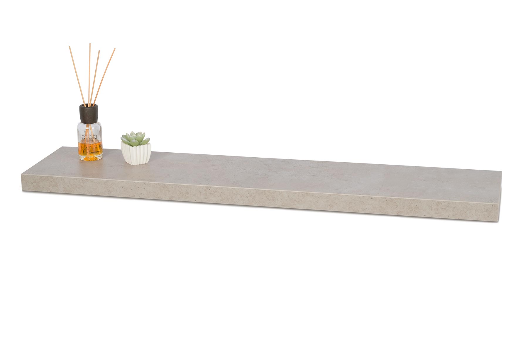Wandboard Bobby 100cm Betonoptik Grau Wandregal Regal Board Bücherbord