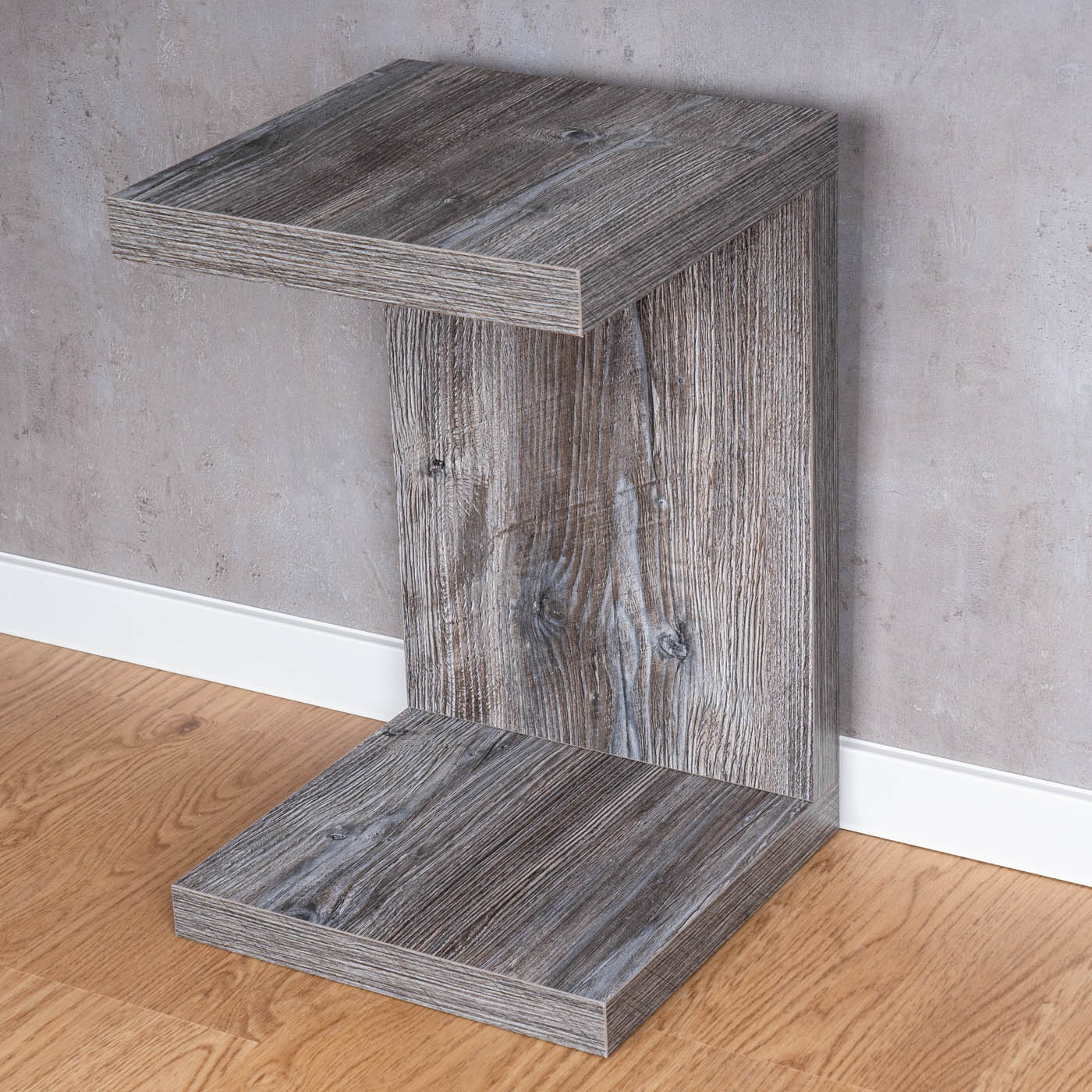 Couchtisch Coco Holz 32x32x50cm Altholz Shabby Chic Tisch Beistelltisch Deko
