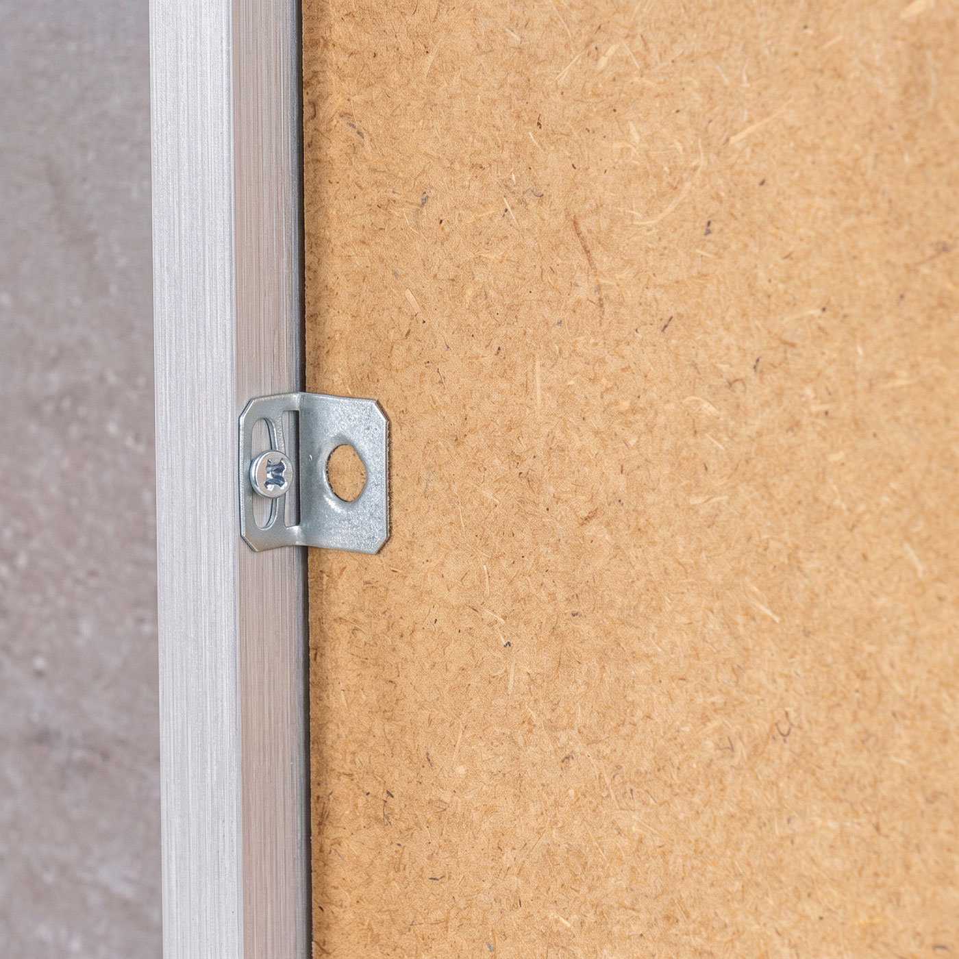 Fotorahmen 40x60 Silber MDF Holz Bilderrahmen Posterrahmen Poster Kunstdrucke