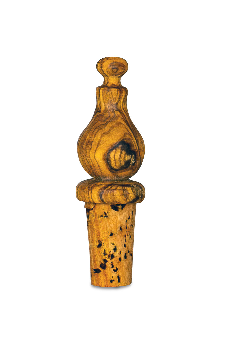 Korken Weinkorken Holz Olivenholz ca. 9cm Flaschenkorken Holzdeko Geschenkidee
