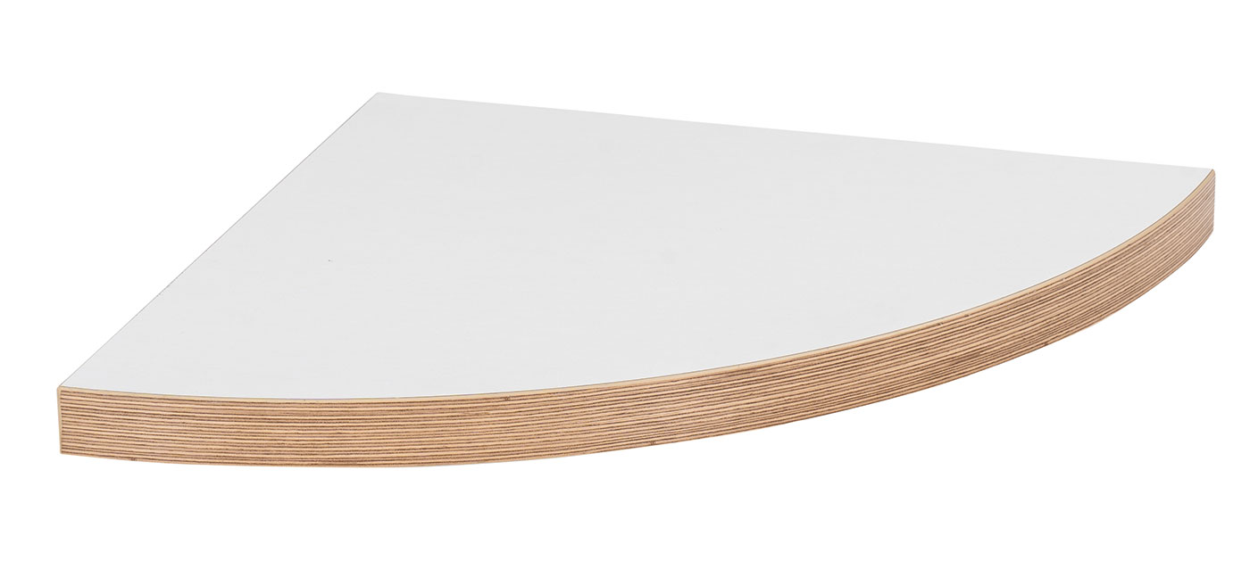 Wandregal Eckregal Weiß Hängeregal Schweberegal Wanddeko Regal Eckboard