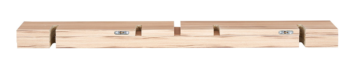 Regal BxH 98x48cm Holz Steckregal Kernbuche Wandregal Bücherregal Ablage Deko