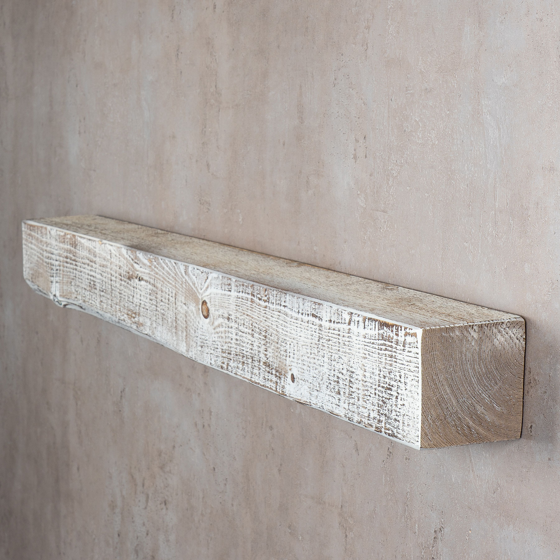 levandeo Wandregal Holz Massiv 100x10cm Shabby Chic Wandboard Regal Vintage Bord