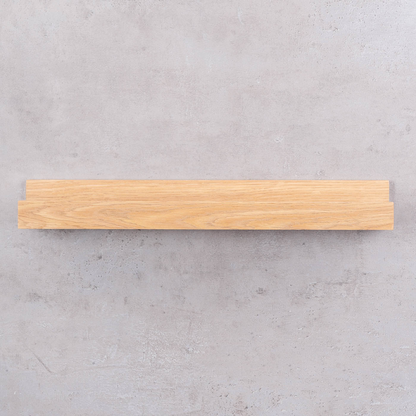 Bilderleiste Eiche Braun L40cm MDF Holz Wandregal Schmal Wanddeko Hängeregal
