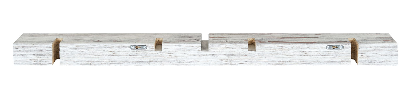 Regal BxH 98x48cm Holz Steckregal Shabby Chic Wandregal Bücherregal Vintage Deko