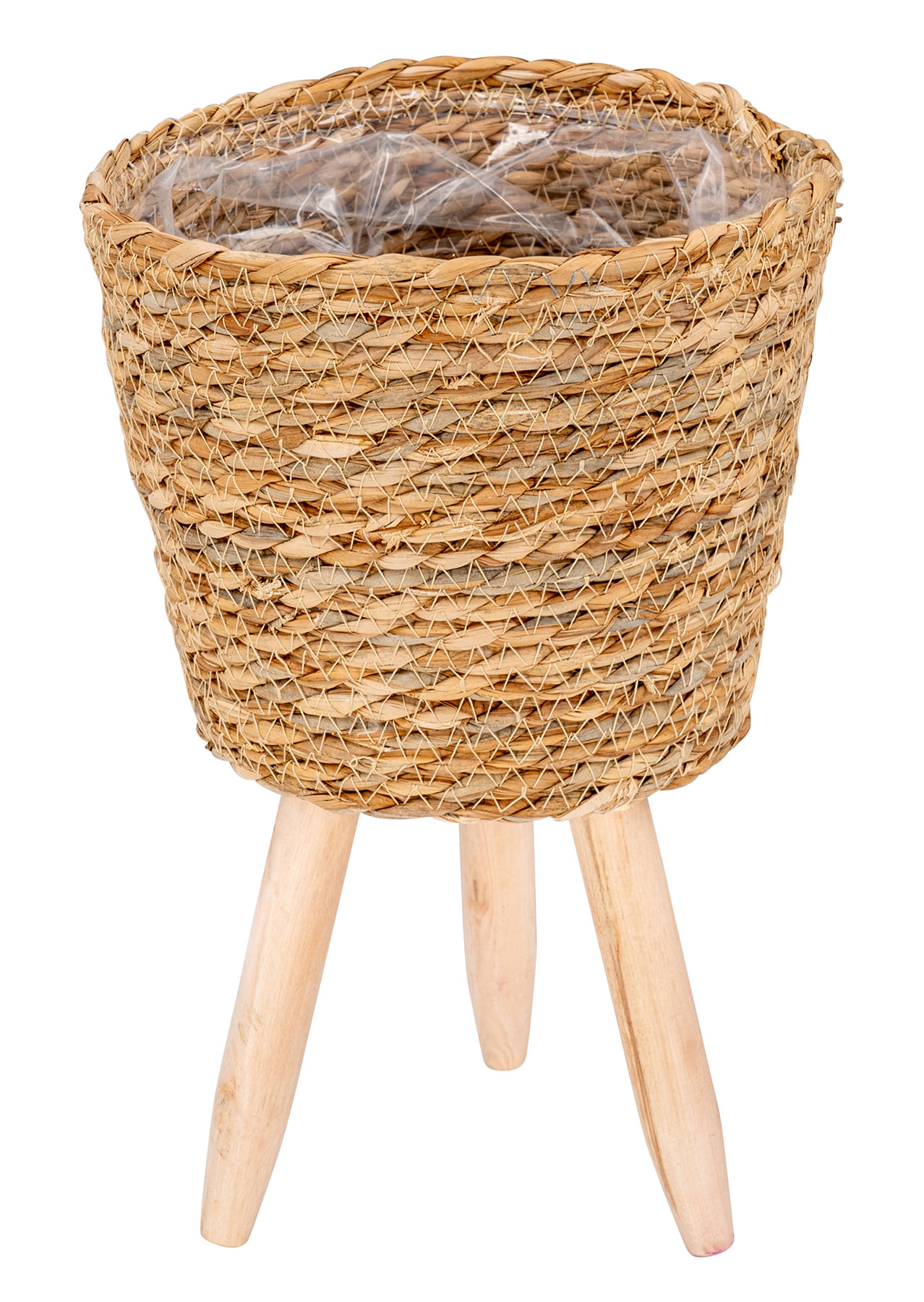 Pflanztopf Stroh H18-33cm Blumentopf Pflanzkorb Blumenkorb Pflanzgefäß Boho Deko
