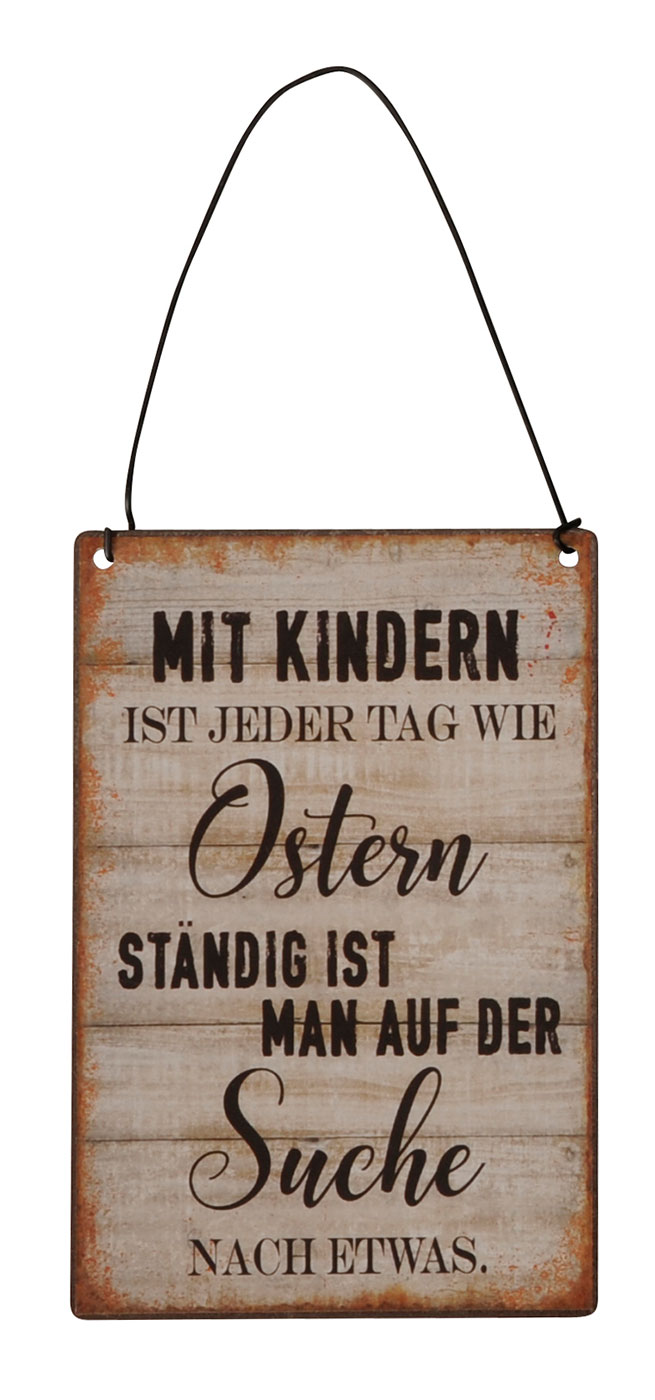 3er Set Blechschilder H15cm Sprüche Kinder Wandbild Wanddeko Deko Schilder