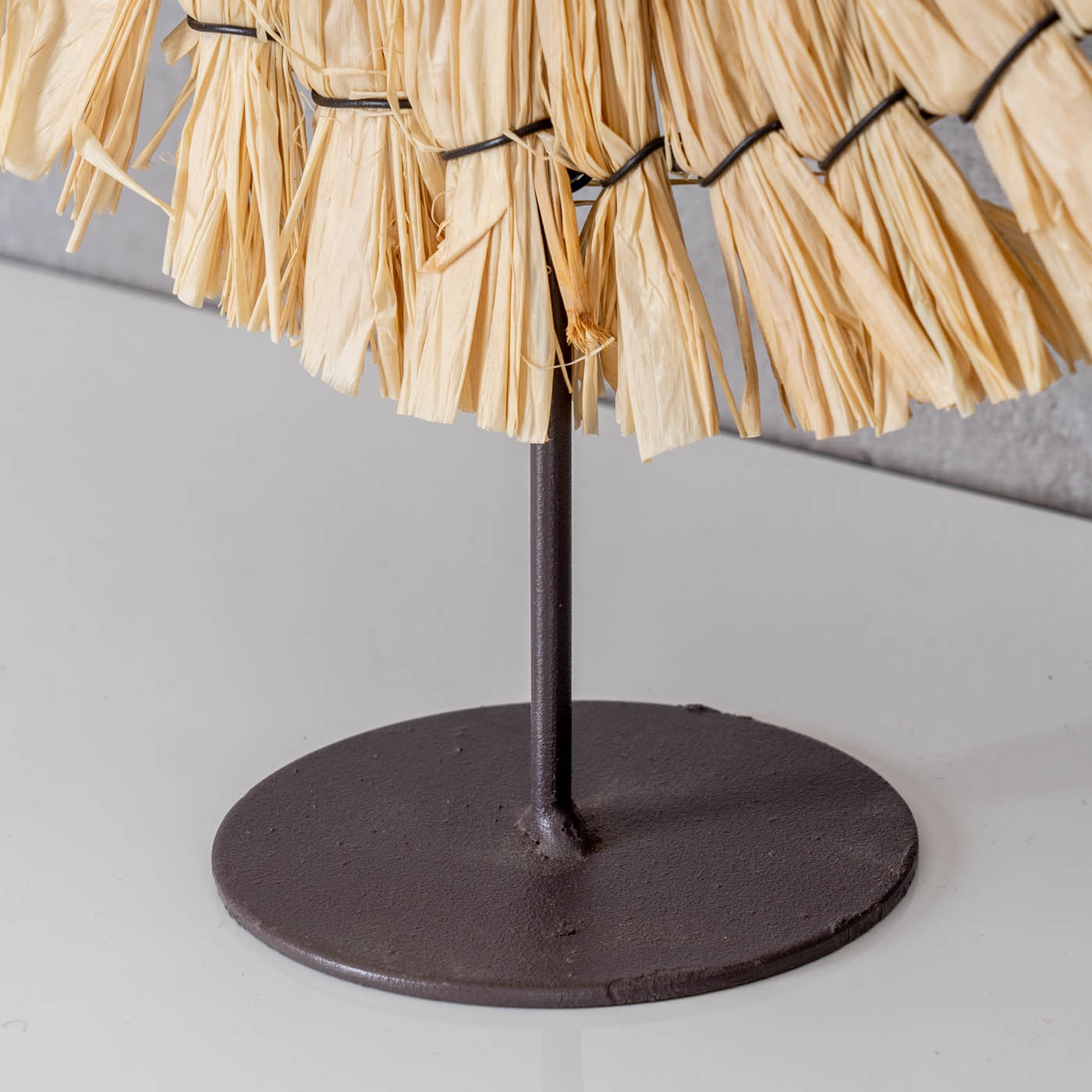 Boho Tischdeko Sonne H36cm Deko Aufsteller Bast Naturdeko Dekoration Stroh
