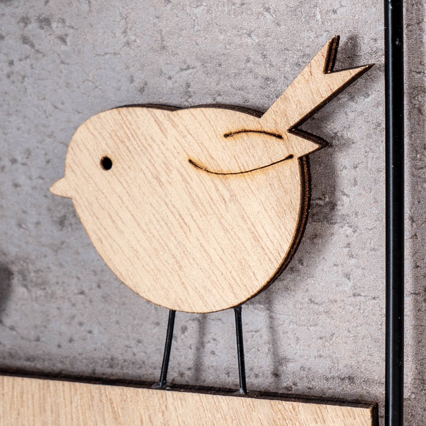 Willkommensschild Hausform Metall Türschild Schwarz Natur Haus Türkranz Ostern
