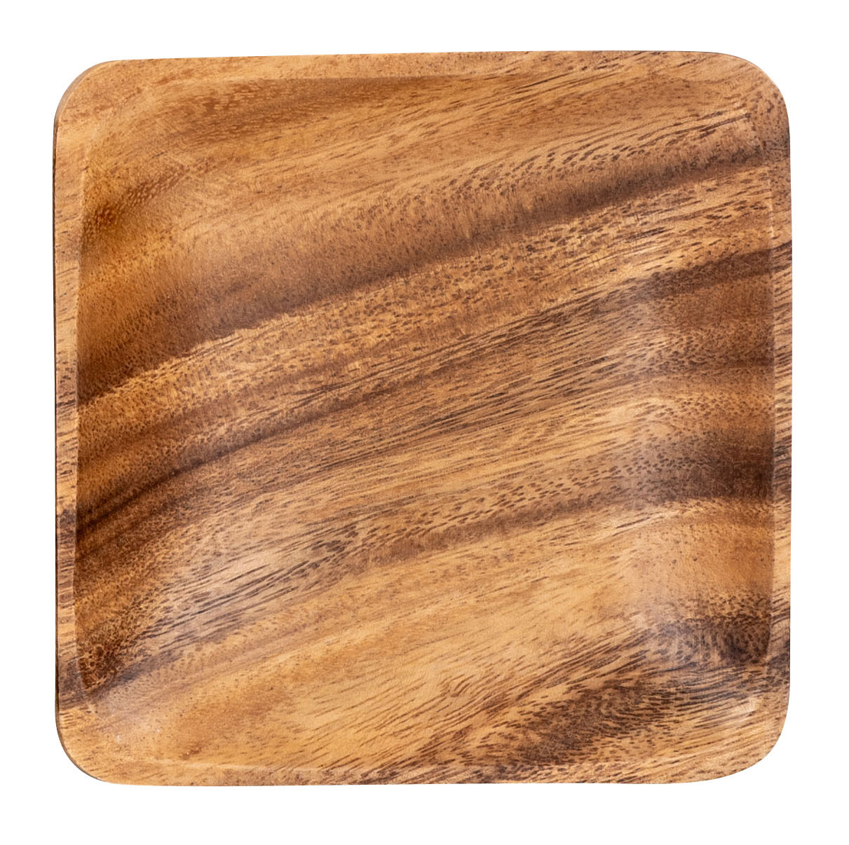 Holzschale Akazie quadratisch 15cm Holz Schale Obstschale Aufbewahrung