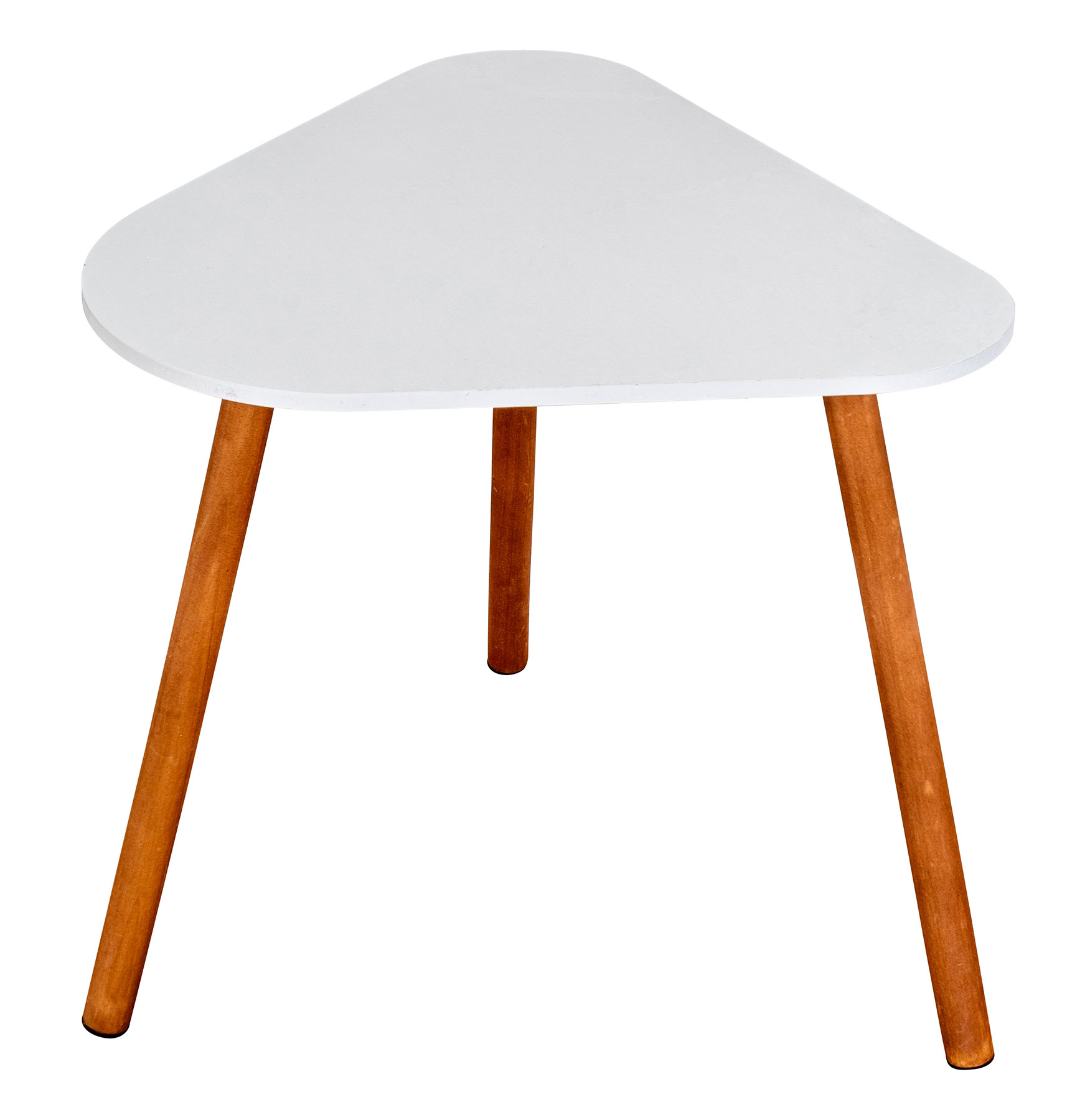 Beistelltisch H40cm Holz Weiß Ablage Couchtisch Holztisch Sofatisch Wohndeko
