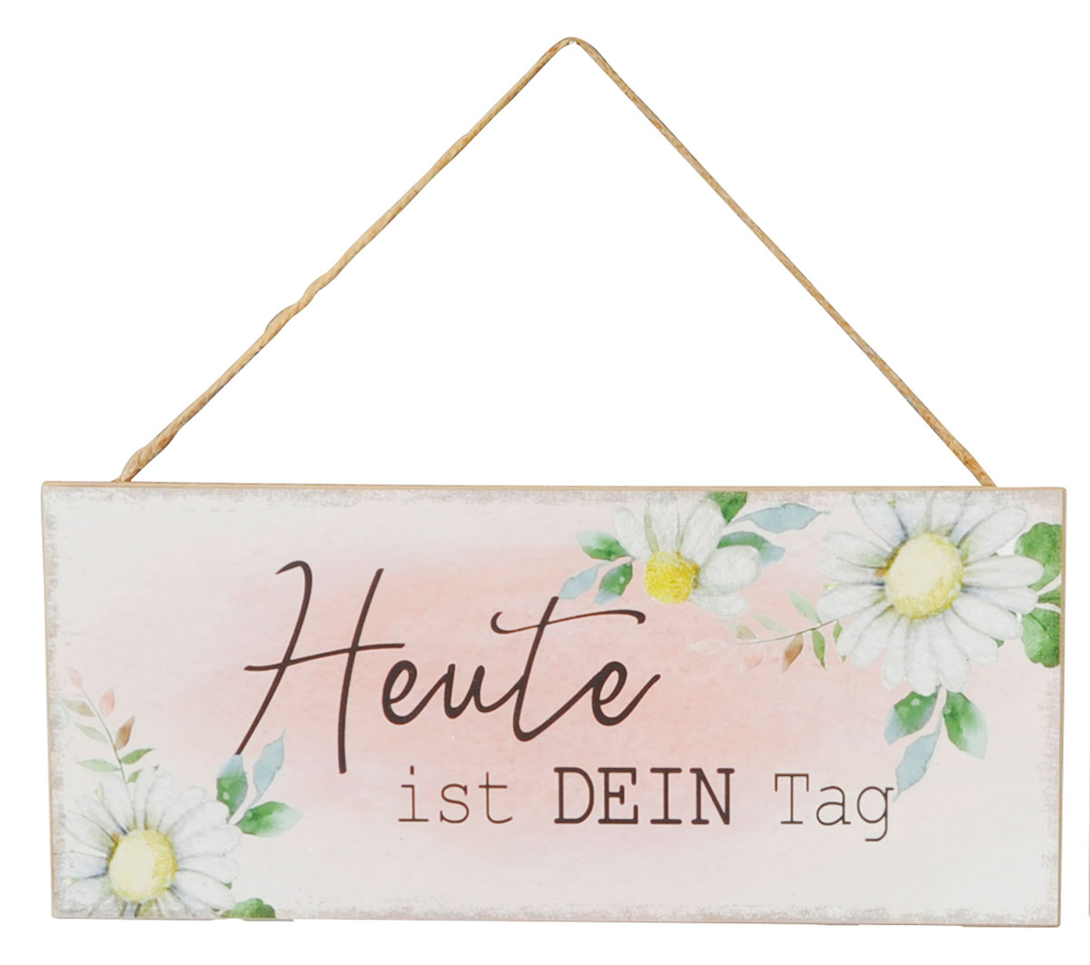 4er Set Schilder 35x15cm Rosa Sprüche Alltagsheldin Holz Wandbild Wanddeko Deko