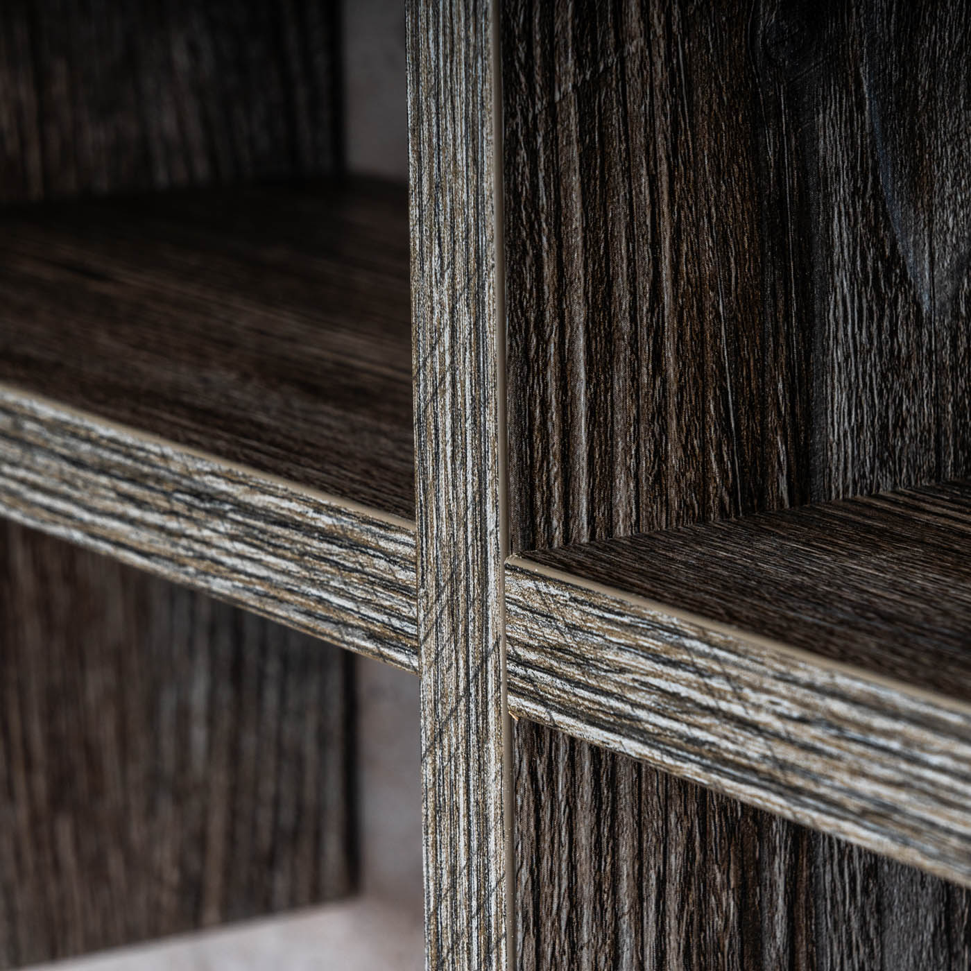 Hashtag Regal 75x75cm Wandregal Holz Altholz Shabby Chic Vintage Bücherregal
