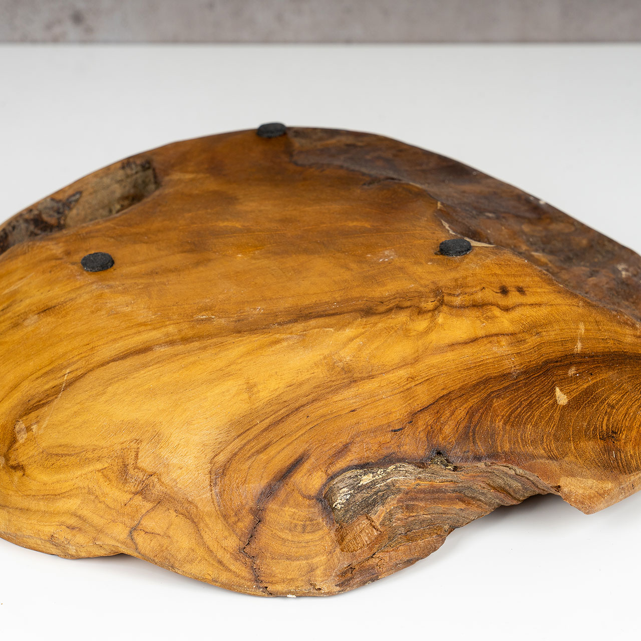 Schüssel Schale Teakholz 30cm Teak Massiv Holz Obstschale Holzschale Dekoschale