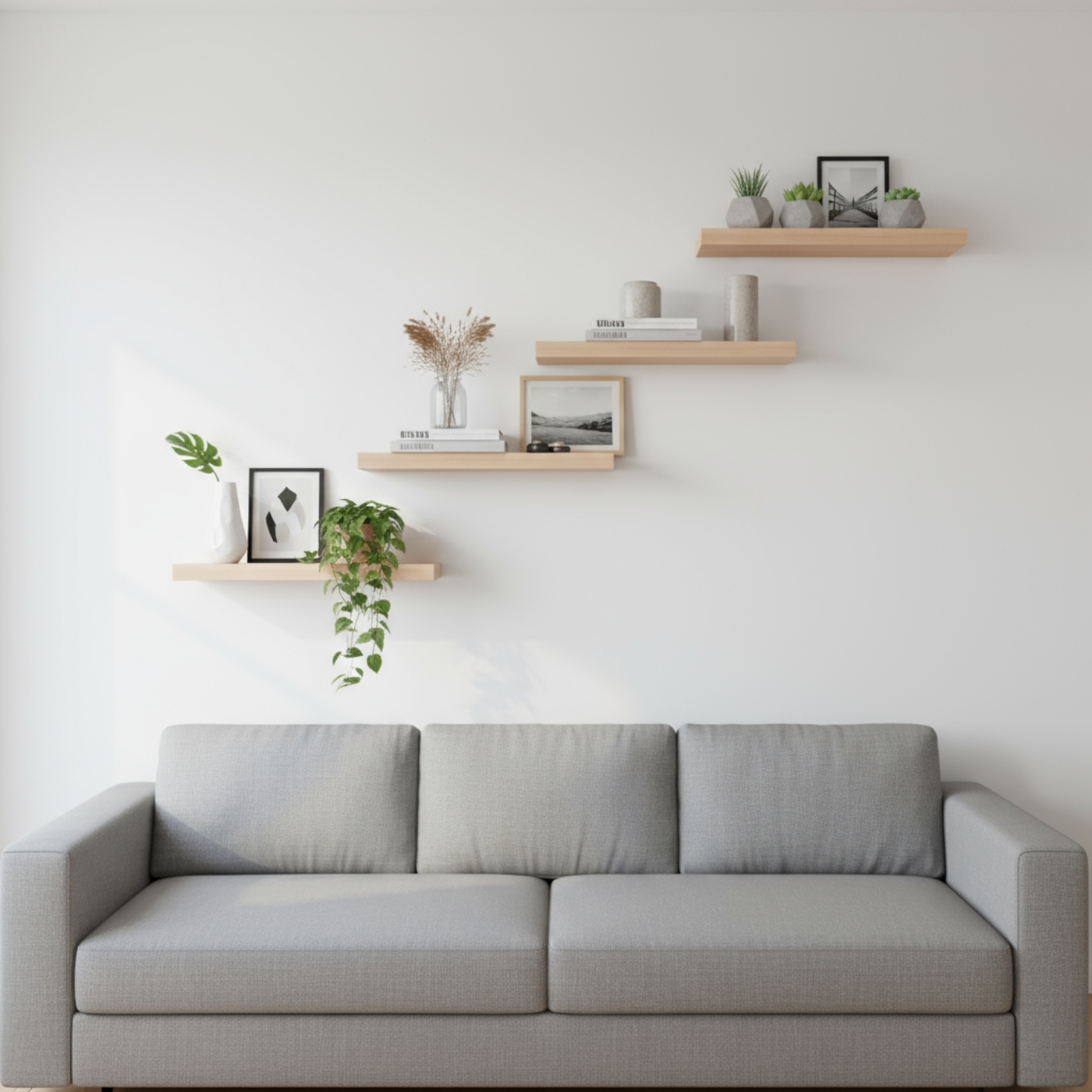 Wandboard Bobby 60cm Kernbuche - Wandregal Regal Board Bord Wandbord