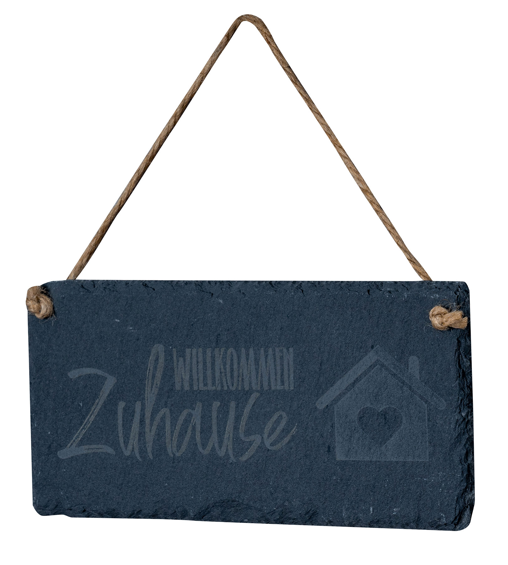 4er Set Schiefertafel 20x10cm Sprüche Kreidetafel Schieferplatte Tafel Memotafel