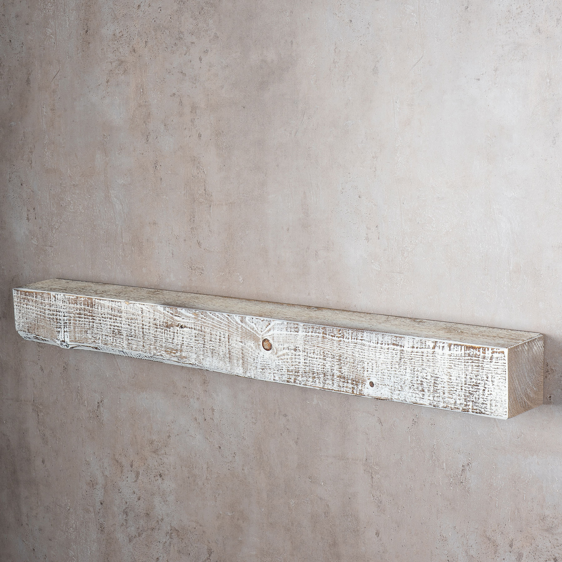 levandeo Wandregal Holz Massiv 100x10cm Shabby Chic Wandboard Regal Vintage Bord