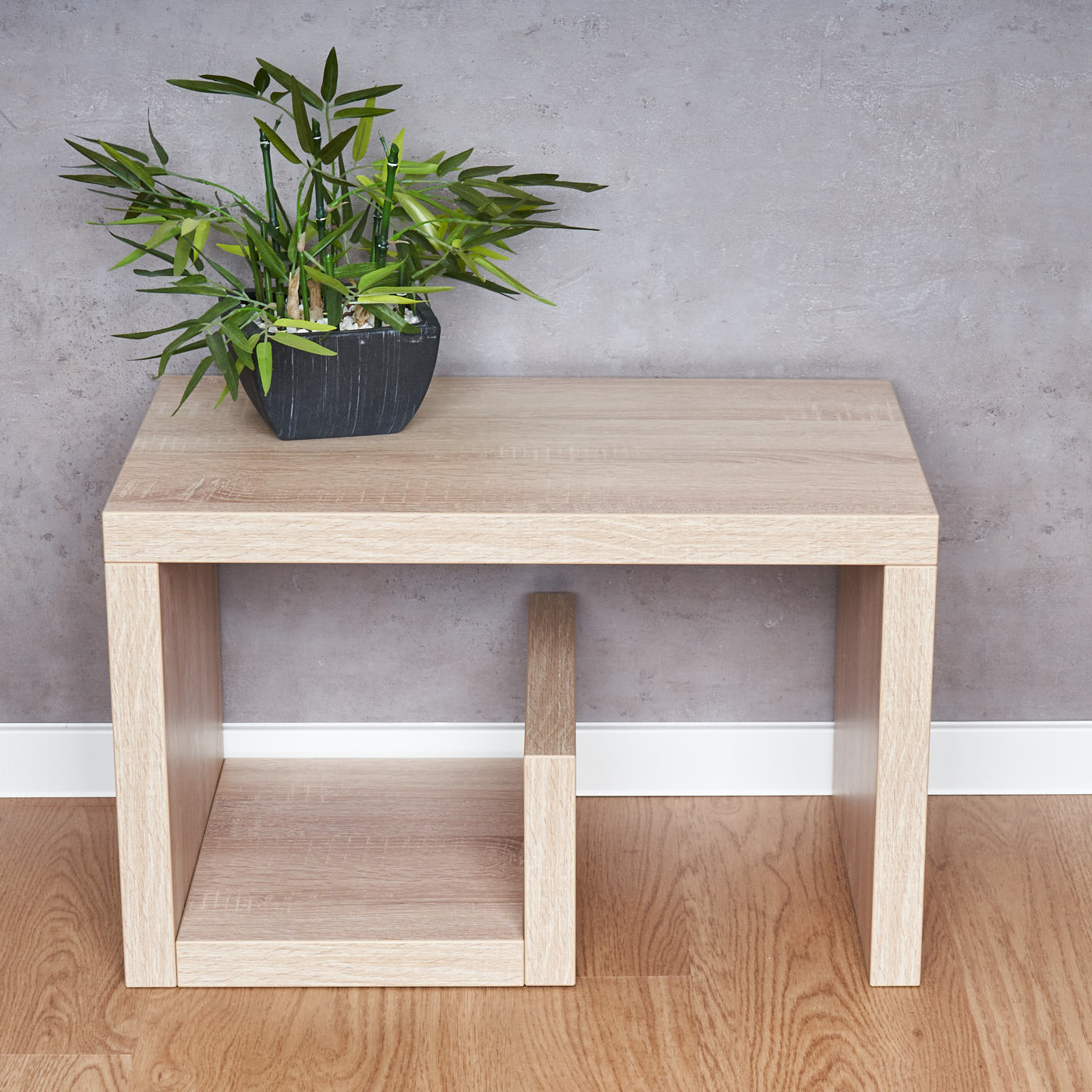 Couchtisch Gustav Sonoma Eiche Deutsche Herstellung 59x36x37 verleimt