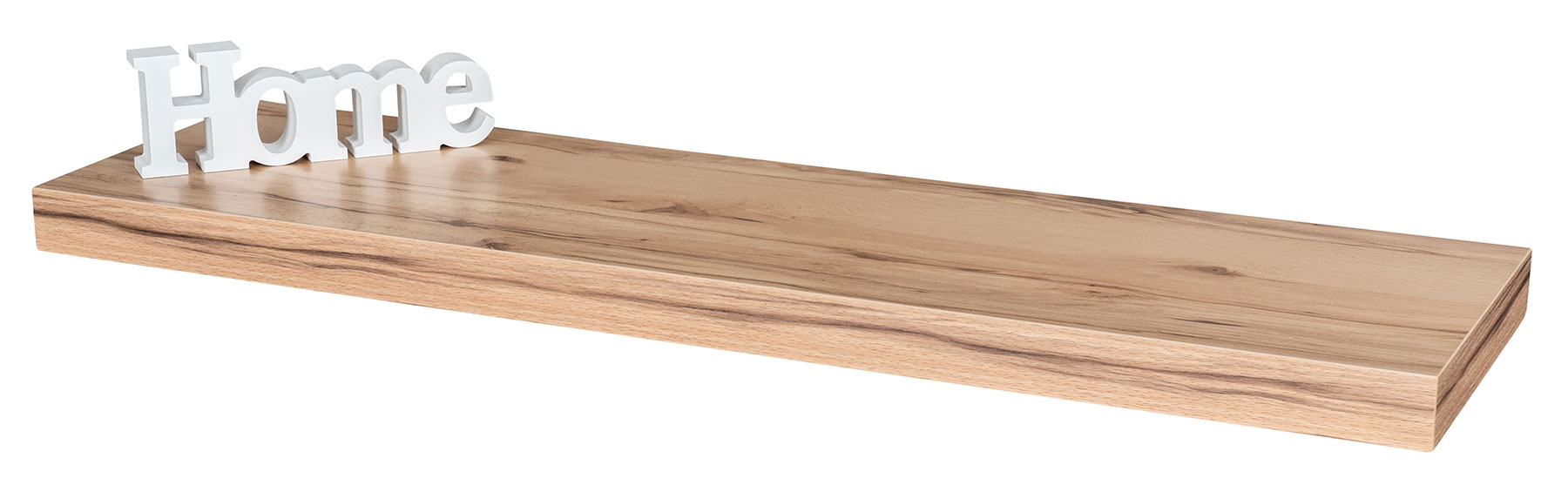 Wandboard Bobby 80cm Kernbuche - Wandregal Regal Board Bord Wandbord