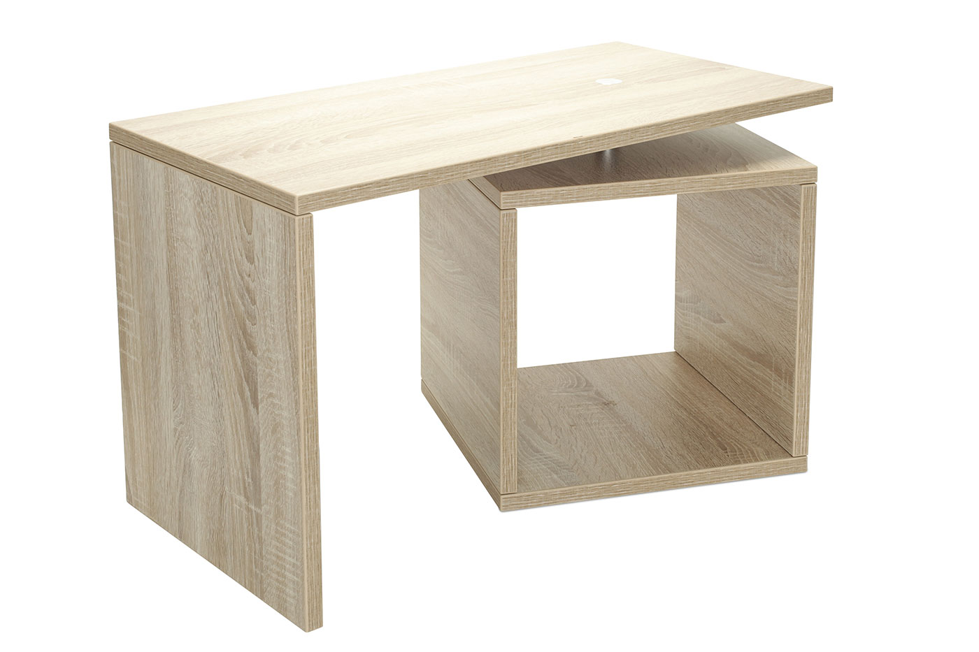 Couchtisch Lino drehbar Deutsche Herstellung Sonoma Eiche 70x42x35