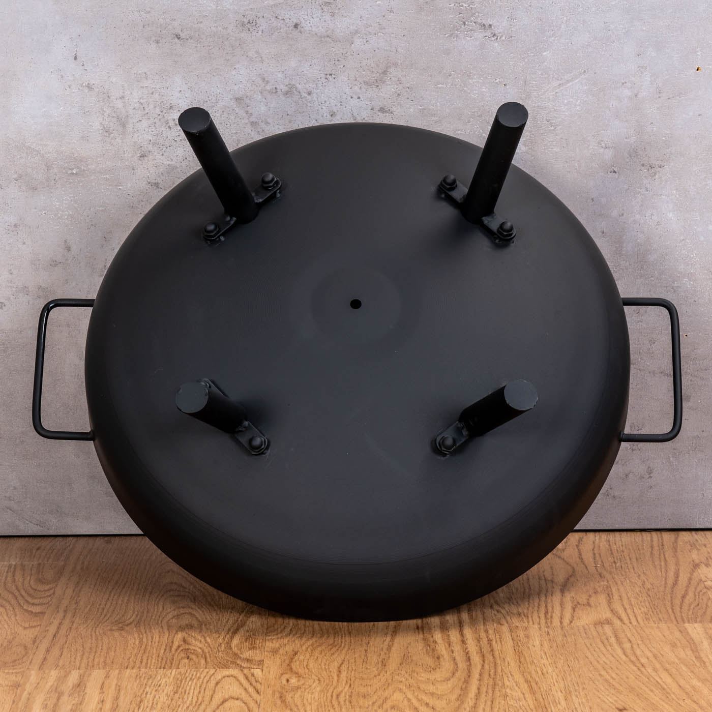 Feuerschale Garten 50cm Eisen Schwarz Feuerstelle Terrasse Outdoor Kamin Garten