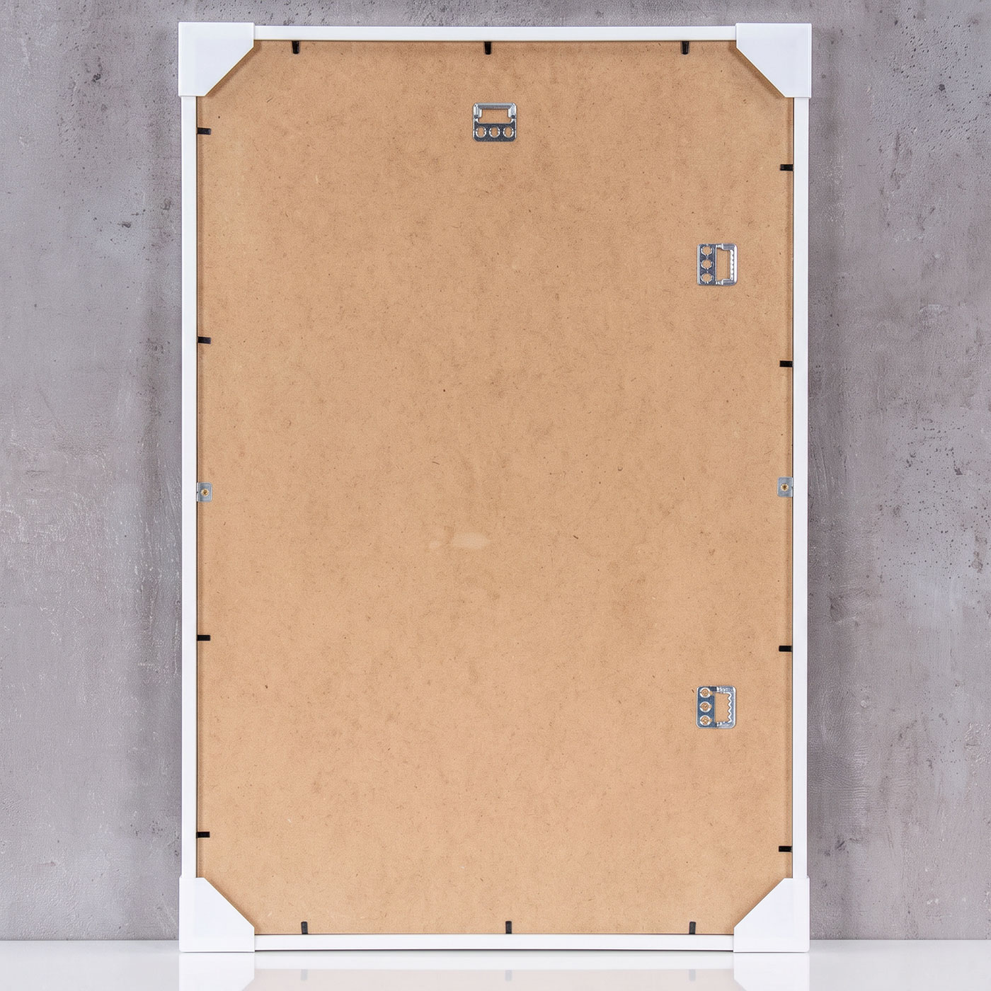 Fotorahmen 40x60 Weiß MDF Holz Bilderrahmen Posterrahmen Poster Kunstdrucke