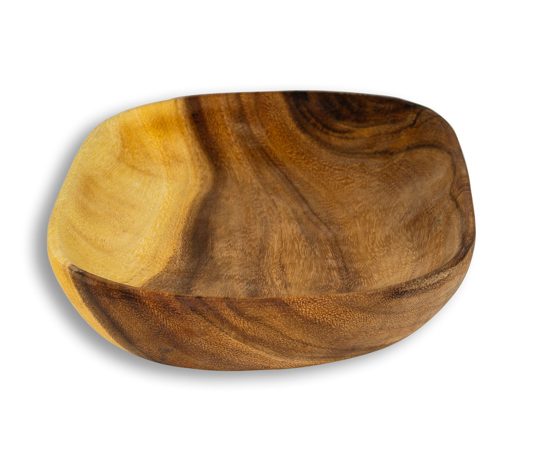 Holztablett Akazie 40x18cm Schale Obstschale Tablett Oval Rechteckig Holz Unikat