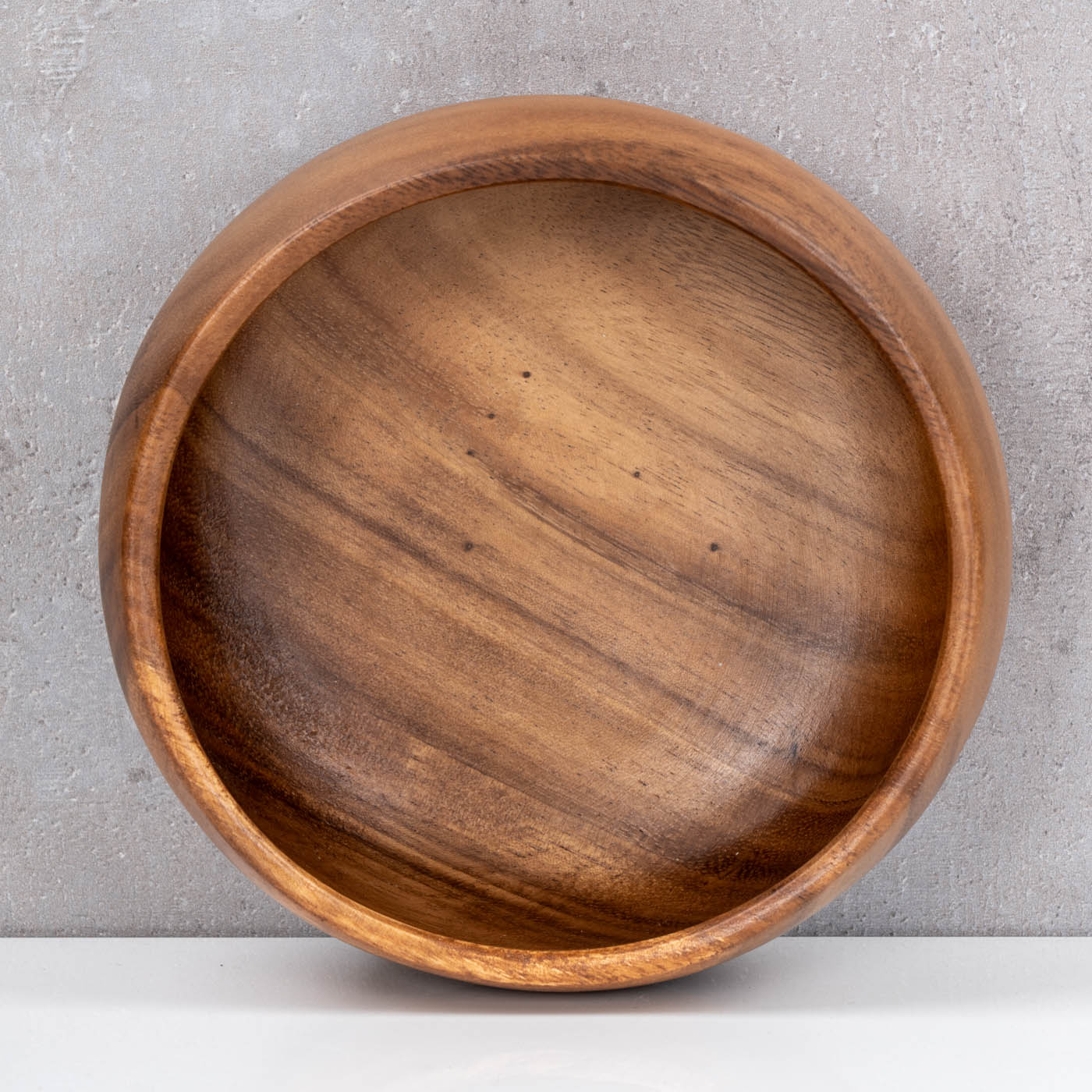 Schale Holz 15cm rund Akazienholz Tischdeko Natur Braun Schüssel Bowl Dekoschale
