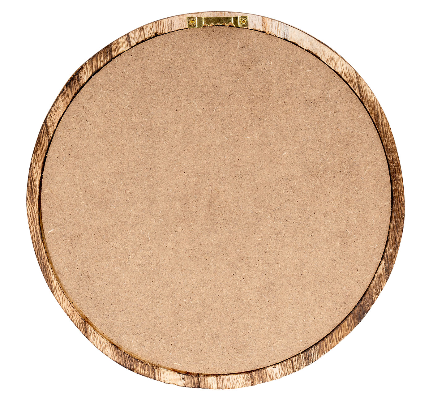 3er Set Wandspiegel Ø20-30cm Holz Natur Braun Spiegel Wanddeko Flurspiegel Deko