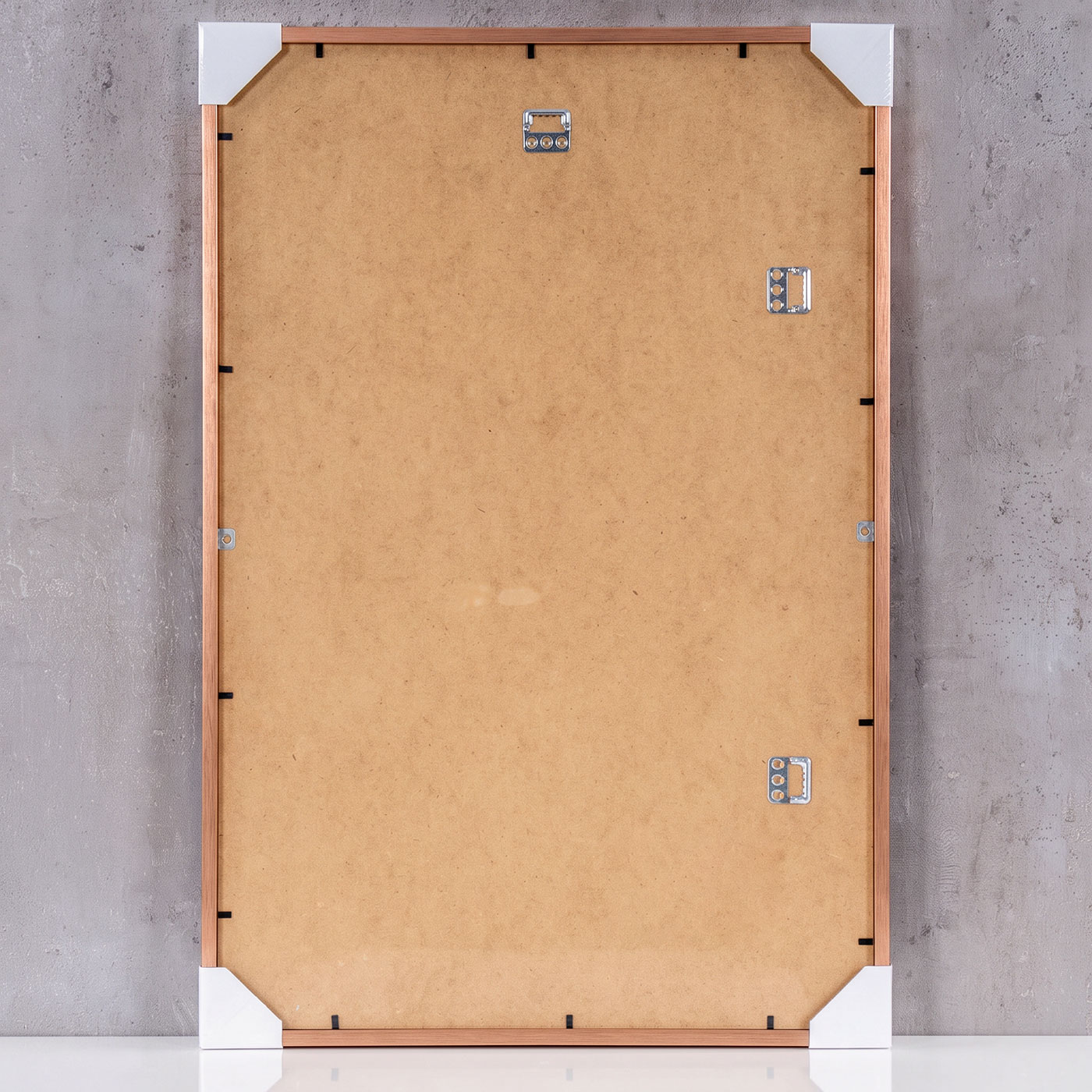 Bilderrahmen 40x60 Kupfer MDF Holz Fotorahmen Posterrahmen Wanddeko Einzelrahmen