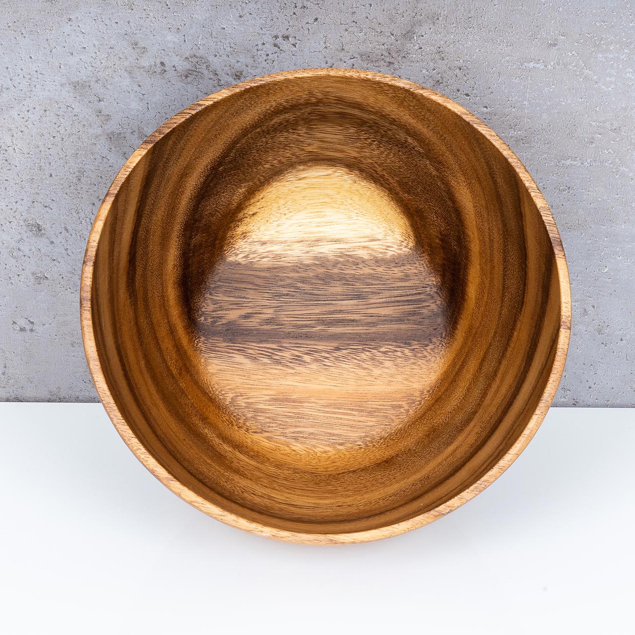 Schüssel 19x13cm Schale Holz Akazienholz Holzschale Salatschüssel Natur Unikat