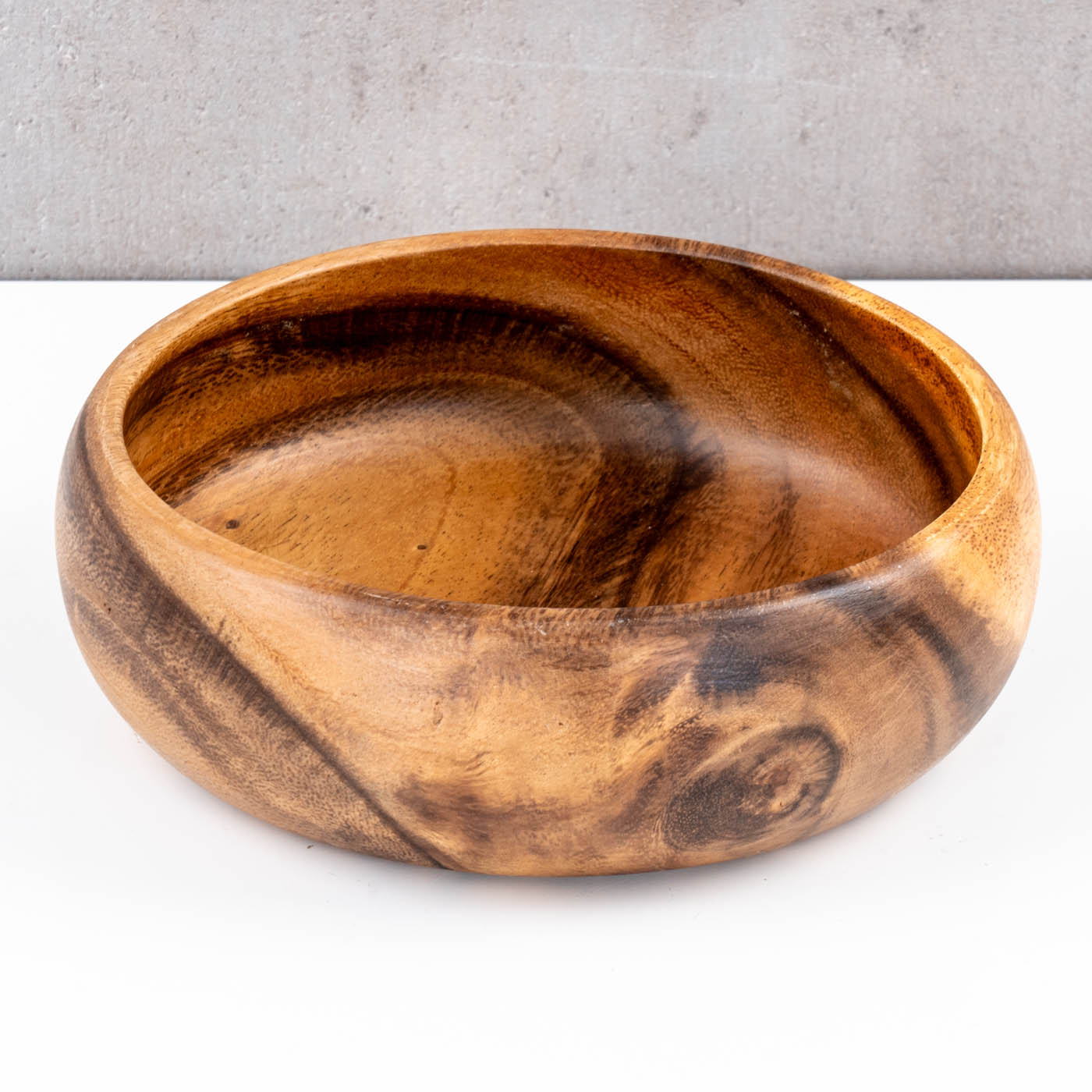 3er Set Snackschale Holz Akazie Ø15cm Rund Schale Obstschale Dekoschale Deko