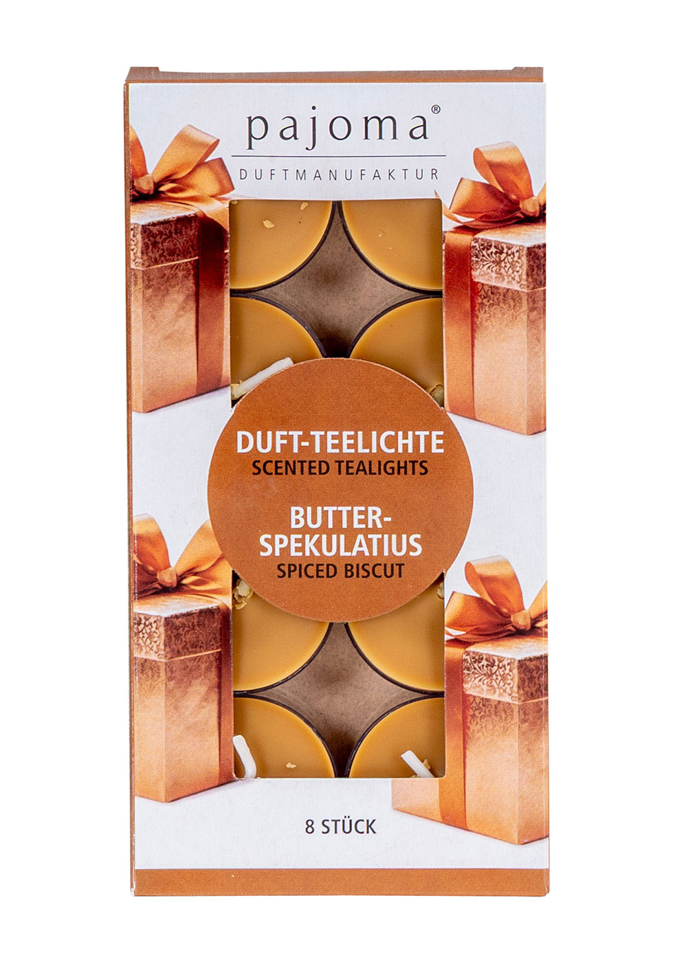 32 Kerzen Weihnachtsduft 4x8 Stück Duft-Teelichter Duftkerzen Advent Weihnachtlich