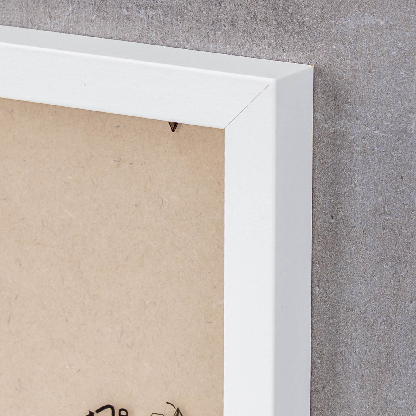 Bilderrahmen 50x70 Holz Fotorahmen Weiß MDF Holzrahmen Acrylglas Posterrahmen