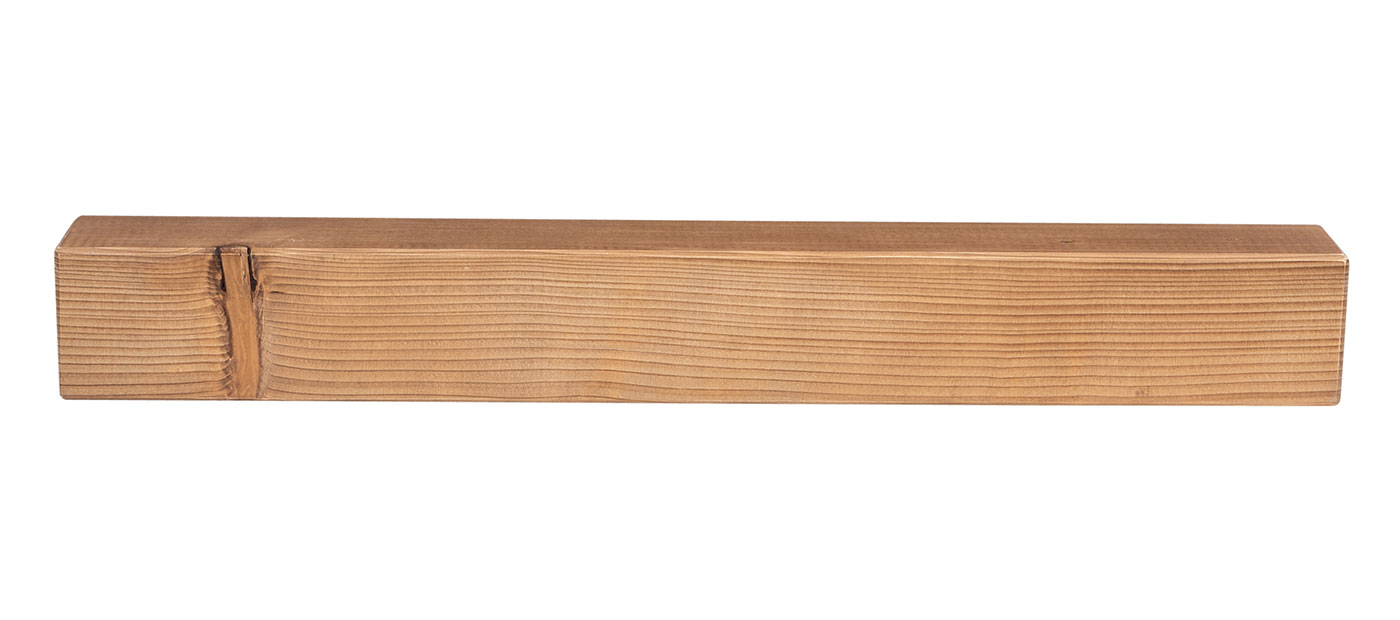 levandeo Wandregal Holz Massiv 80x10cm Eiche Farbig Wandboard Regal Vintage