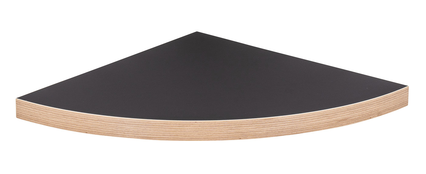 Wandregal Eckregal Schwarz Hängeregal Schweberegal Wanddeko Regal Eckboard