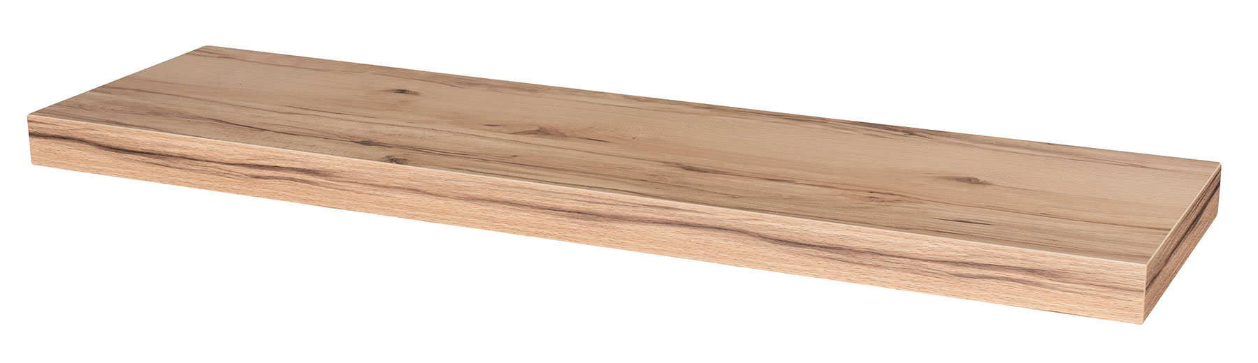 Wandboard Bobby 80cm Kernbuche - Wandregal Regal Board Bord Wandbord