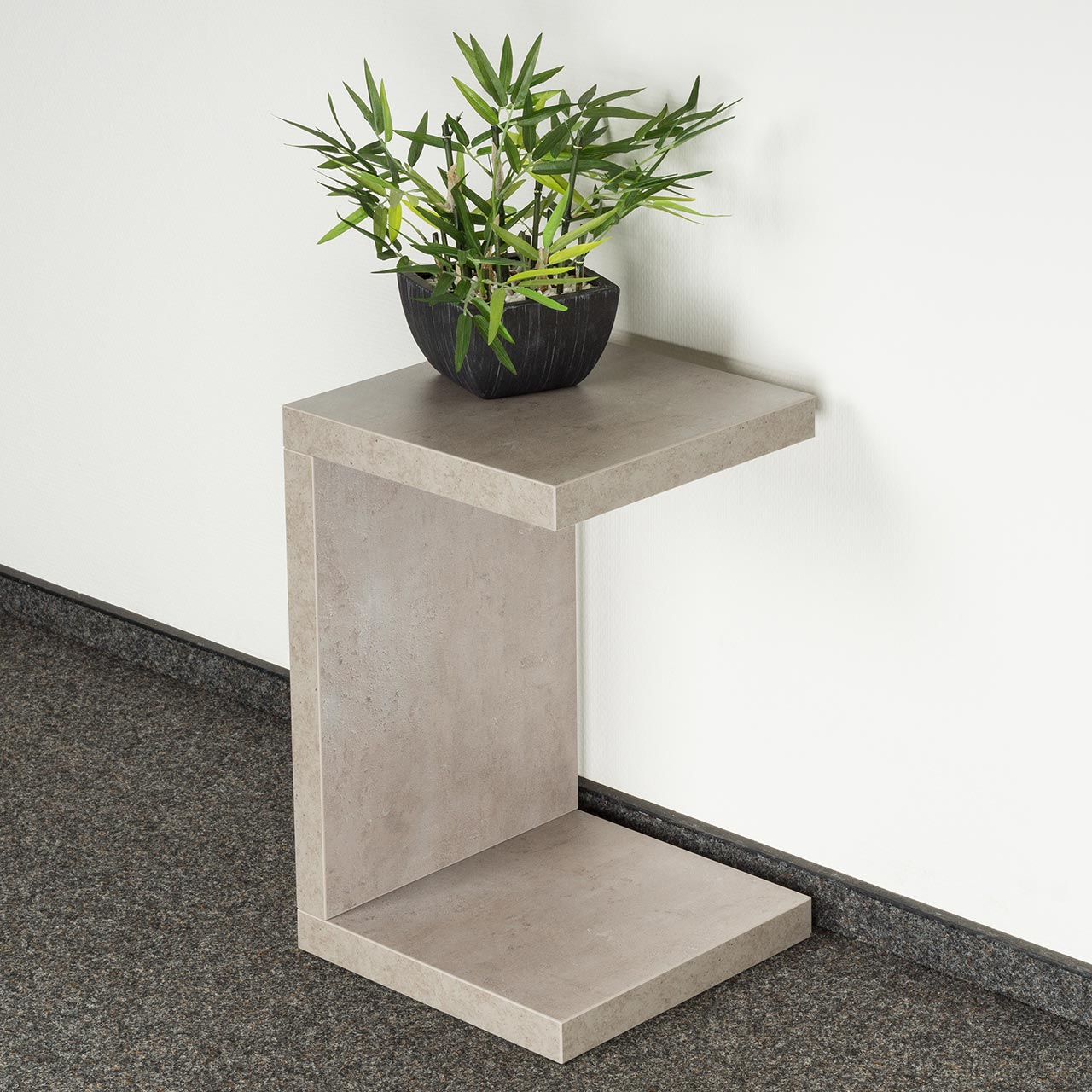 Beistelltisch Coco 32x32x50cm Betonoptik Deutsche Herstellung verleimt