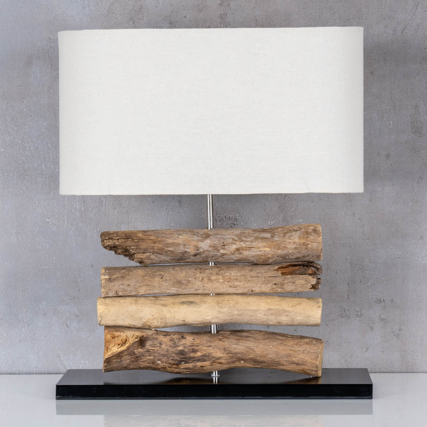 Tischlampe aus Treibholz H42cm Leuchte Lampe Nachtlicht Holzlampe Tischdeko