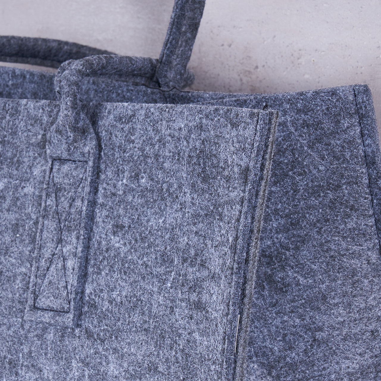 Filz Tasche 50x25x25cm Kaminholztasche Stofftasche Aufbewahrung Feuerholz Kamin