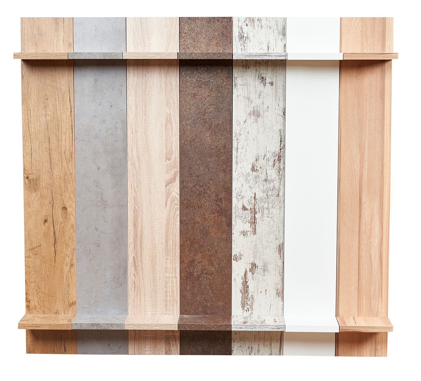 Regal BxH 98x48cm Holz Steckregal Beton-Optik Wandregal Bücherregal Vintage Deko