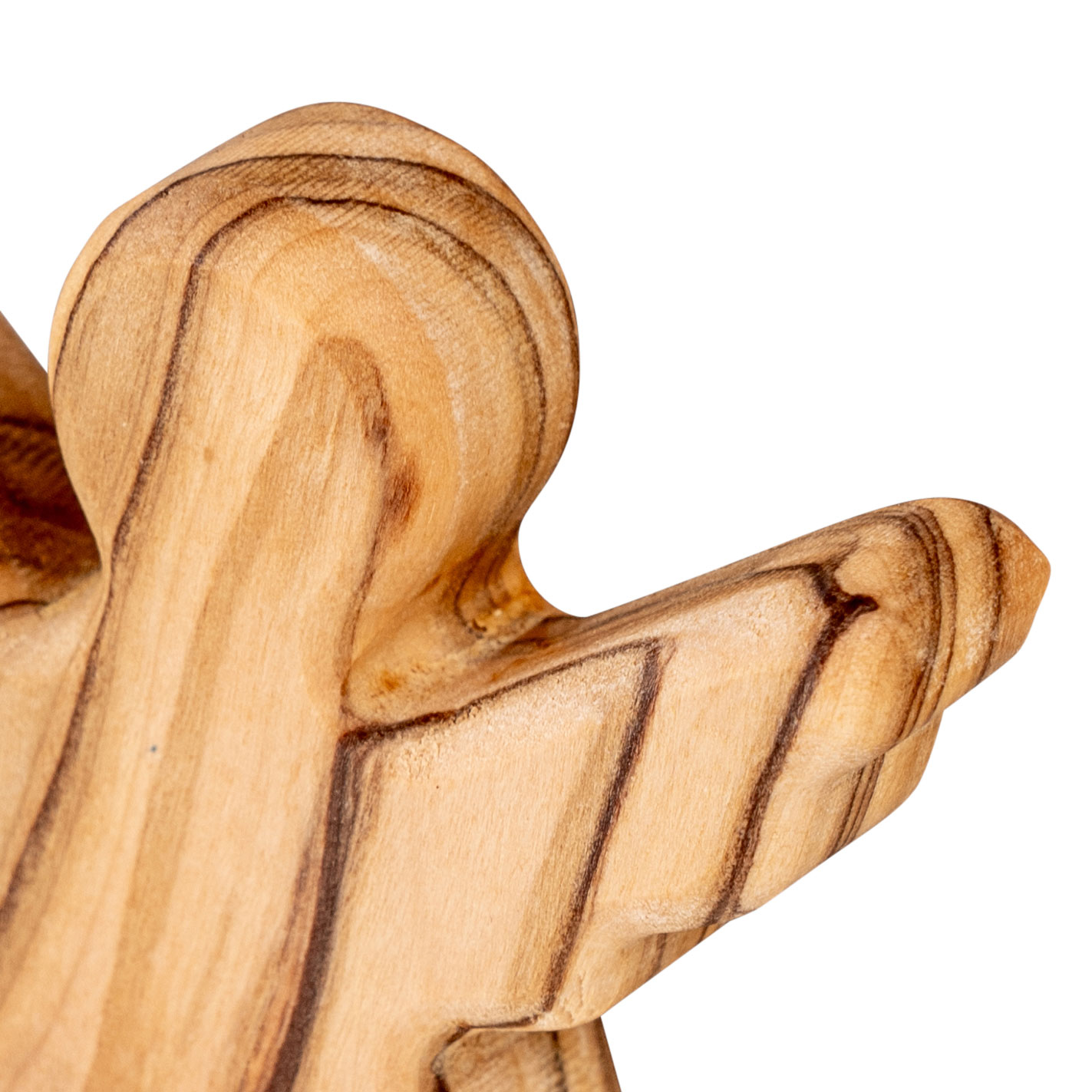 Schutzengel Olivenholz H6cm Glücksbringer Handschmeichler Engel Figur Geschenk