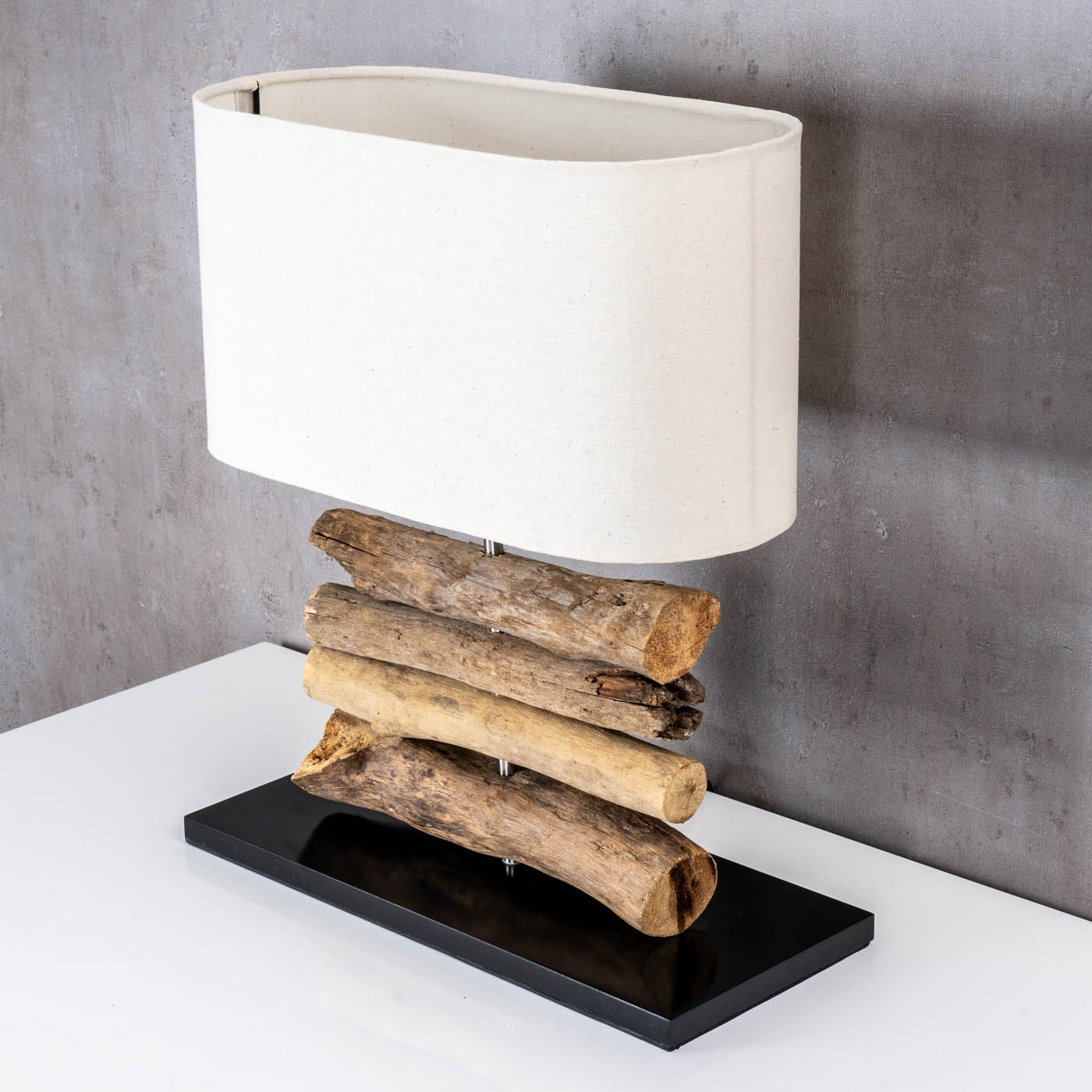 Tischlampe aus Treibholz H42cm Leuchte Lampe Nachtlicht Holzlampe Tischdeko