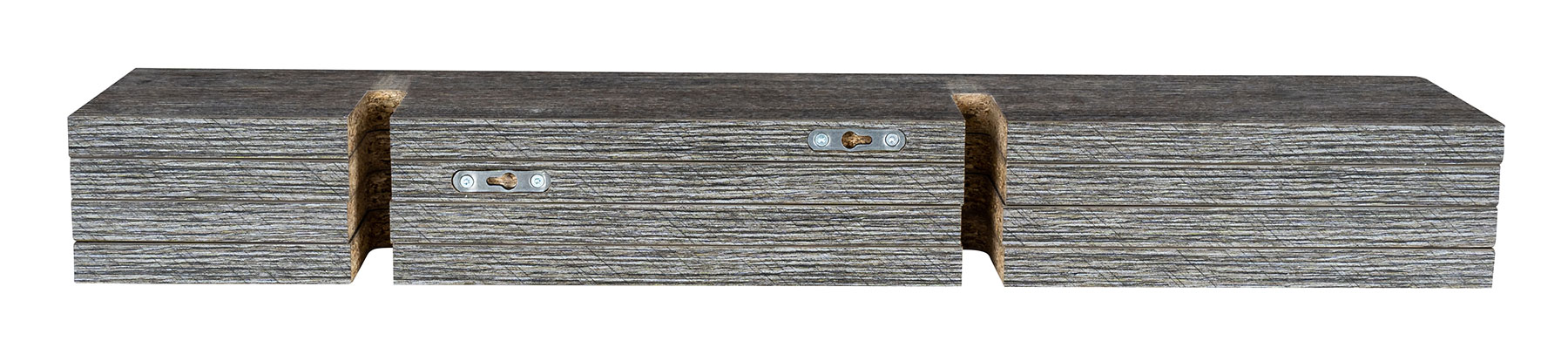 Hashtag Regal 75x75cm Wandregal Holz Altholz Shabby Chic Vintage Bücherregal