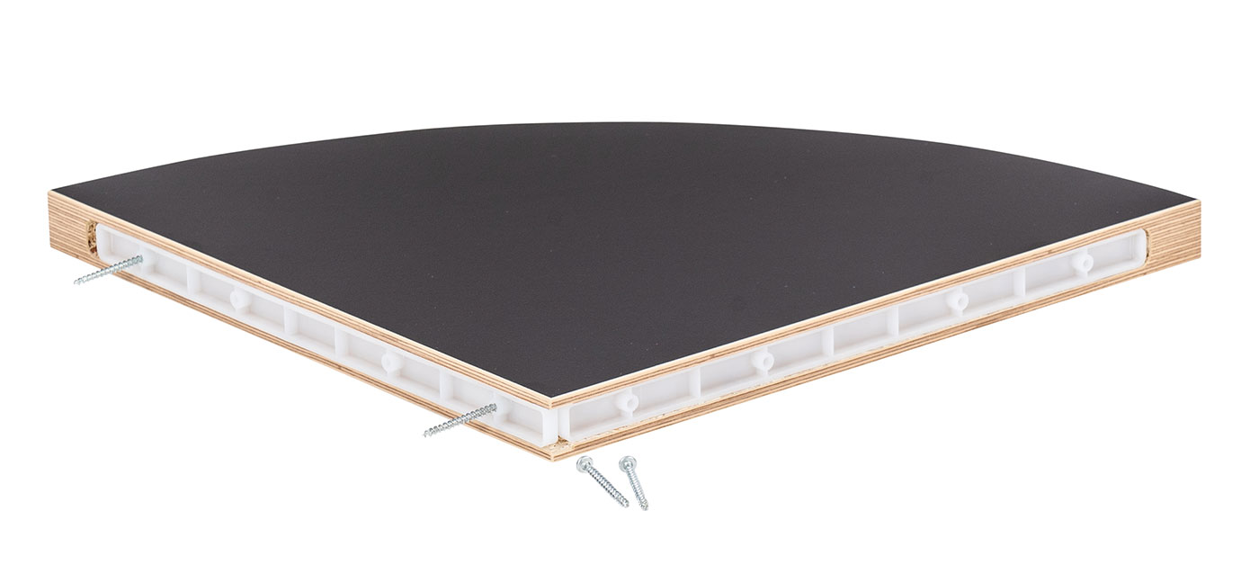 Wandregal Eckregal Schwarz Hängeregal Schweberegal Wanddeko Regal Eckboard