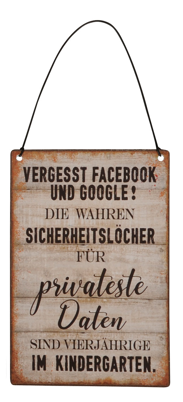 3er Set Blechschilder H15cm Sprüche Kinder Wandbild Wanddeko Deko Schilder