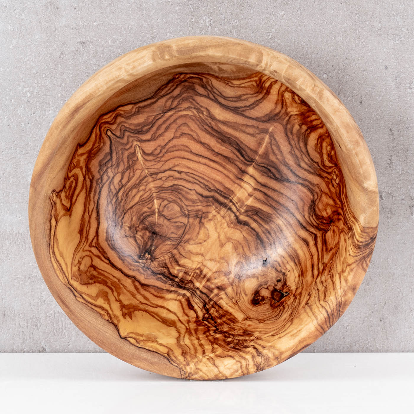 Schüssel ca. 16cm Schale Holz Olivenholz Holzschale Salatschüssel Natur Unikat