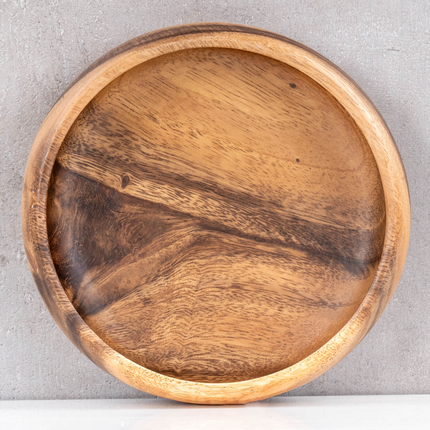 3er Set Snackschale Holz Akazie Ø15cm Rund Schale Obstschale Dekoschale Deko