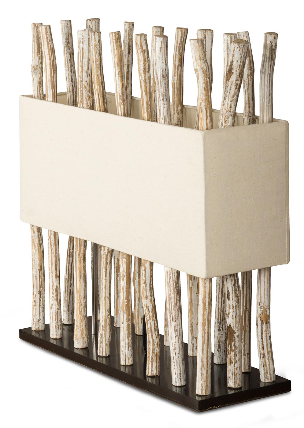 Lampe Tischlampe aus Holz Holzlampe Tischleuchte Treibholz 54cm hoch